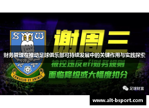 财务管理在推动足球俱乐部可持续发展中的关键作用与实践探索